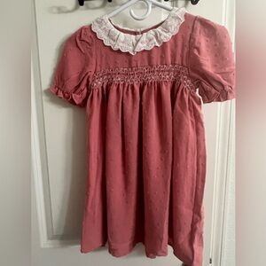 Pink and white dress worn once for photos!